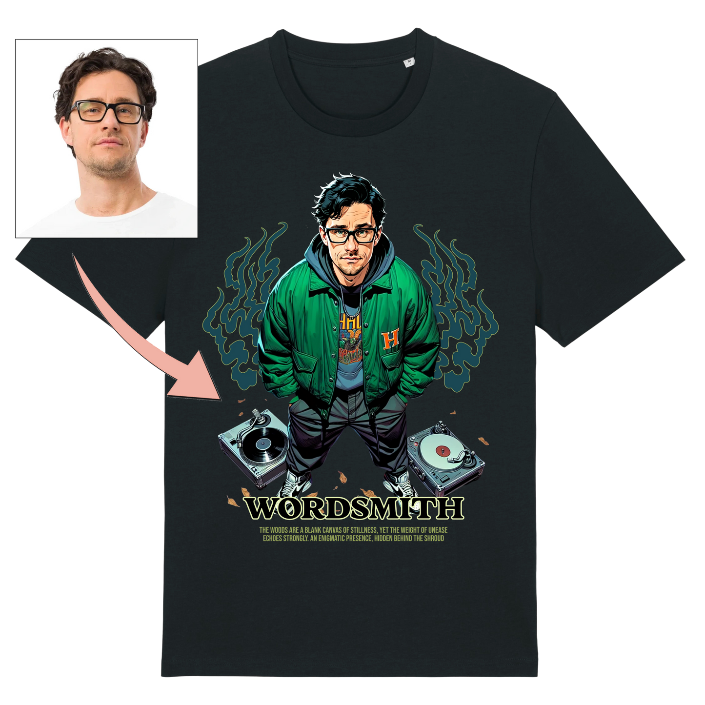T-shirt "Word Smith" personnalisé