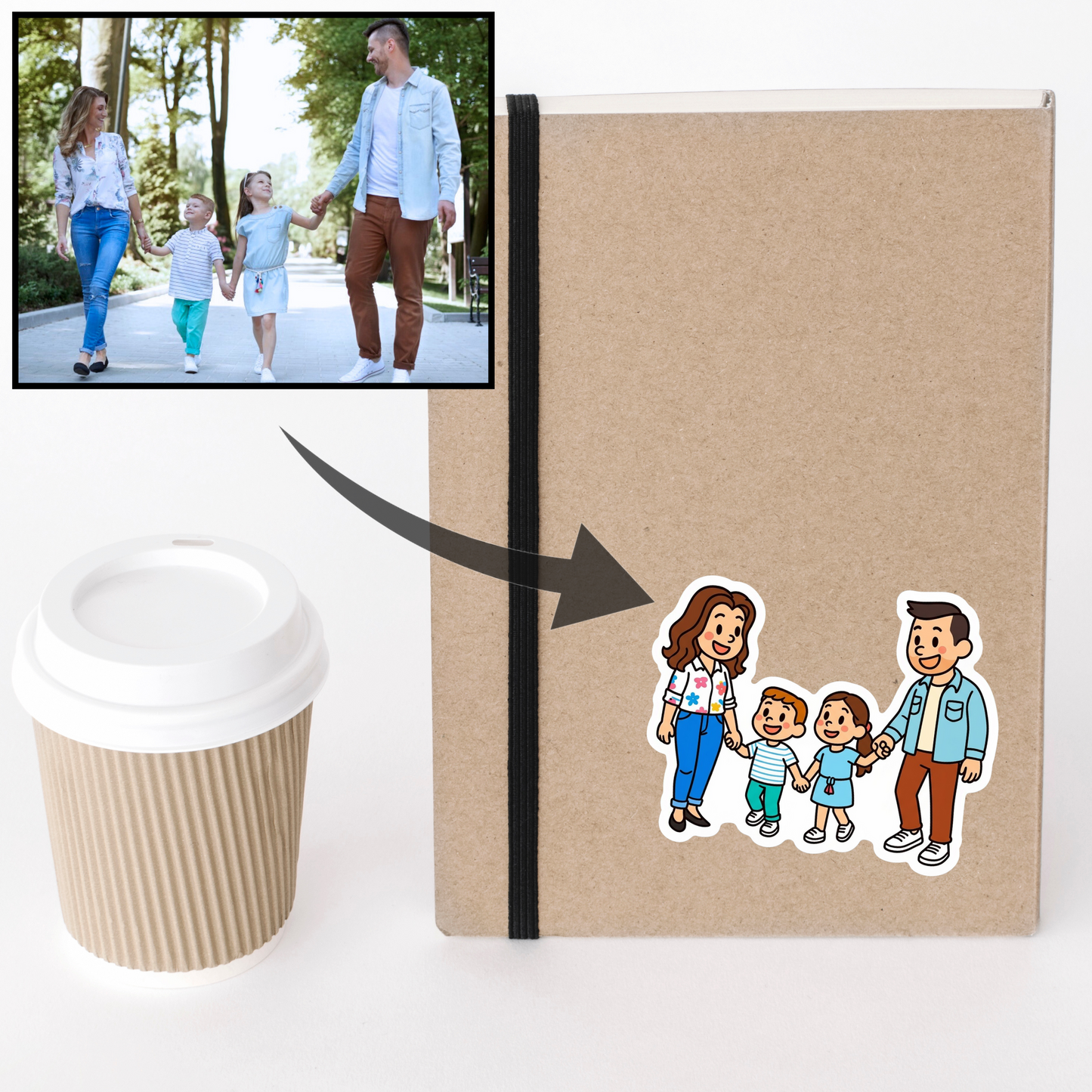 Lot de 8 Stickers "Trop mignon"
