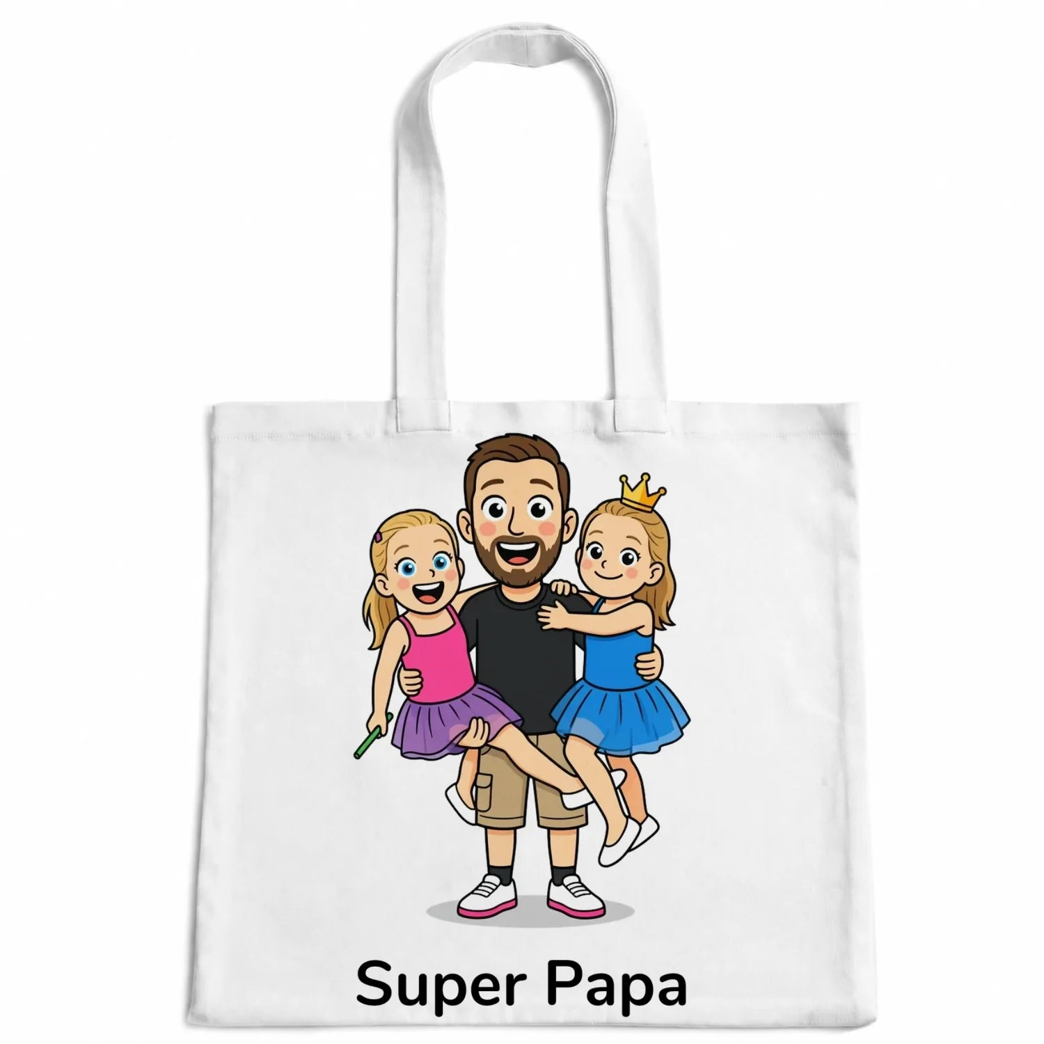 Tote bag personnalisé "Trop mignon"