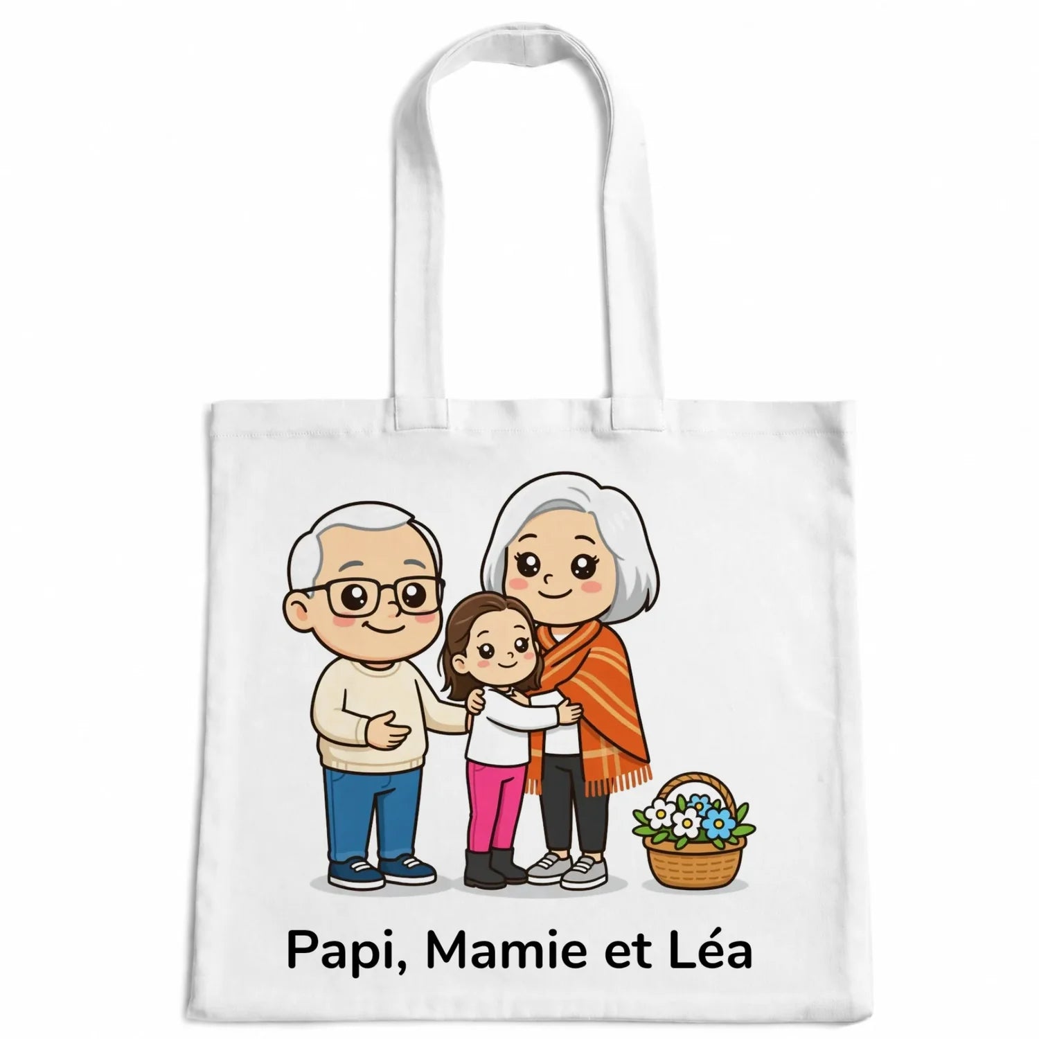 Tote bag personnalisé "Trop mignon"