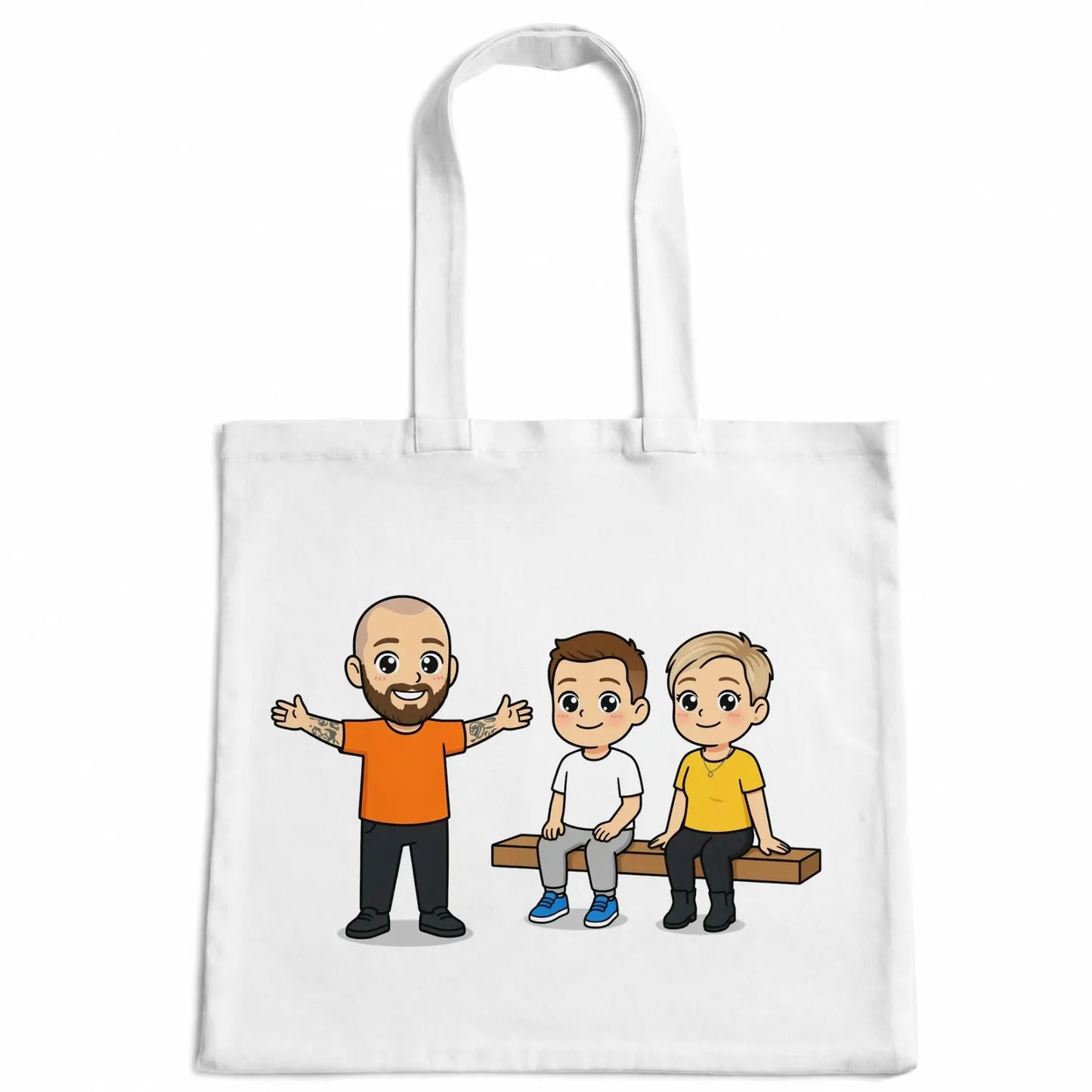 Tote bag personnalisé "Trop mignon"