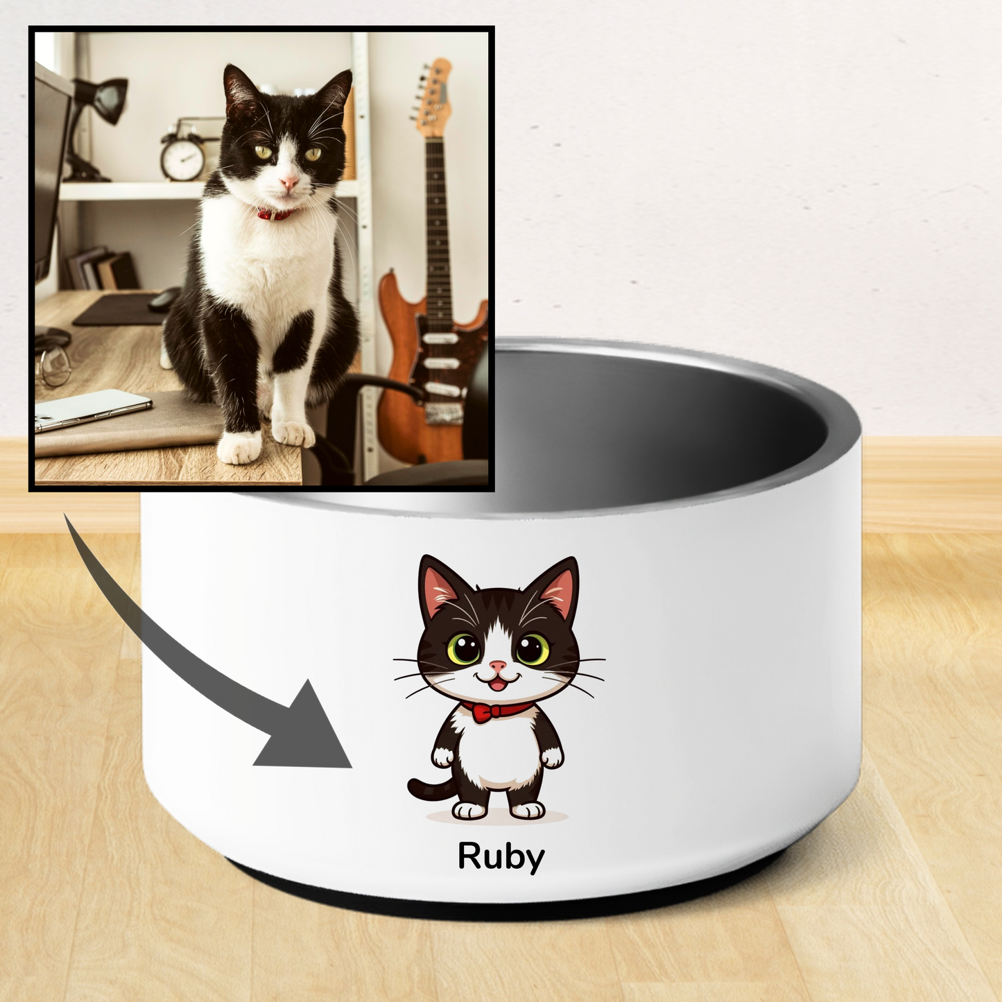 Gamelle "Trop mignonnne" personnalisée