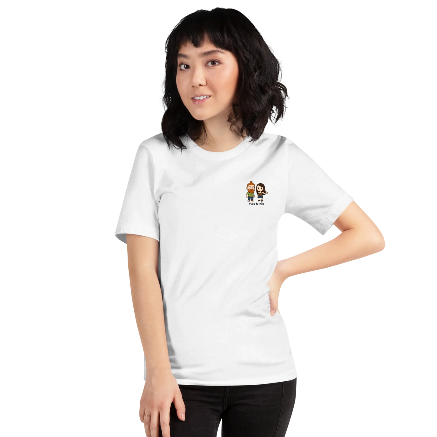 T-shirt "Trop mignon" personnalisé