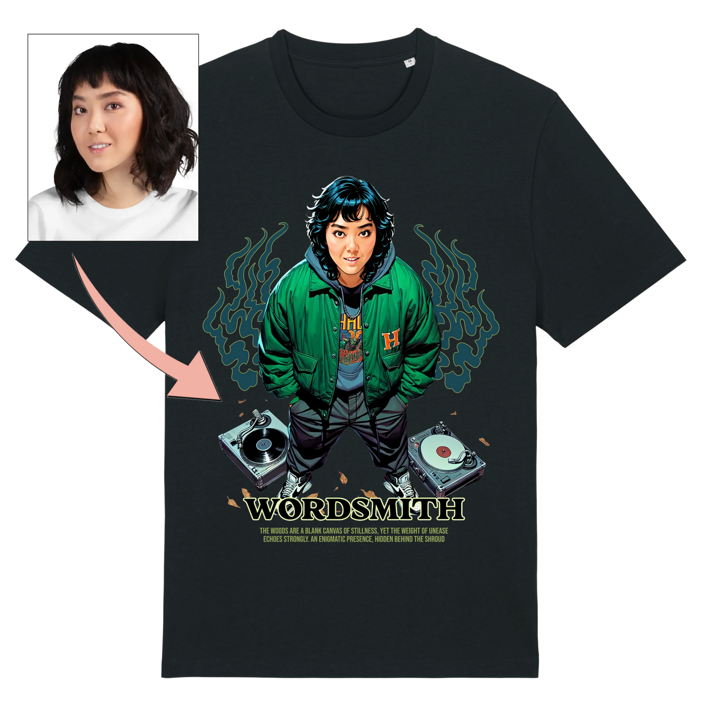 T-shirt "Word Smith" personnalisé