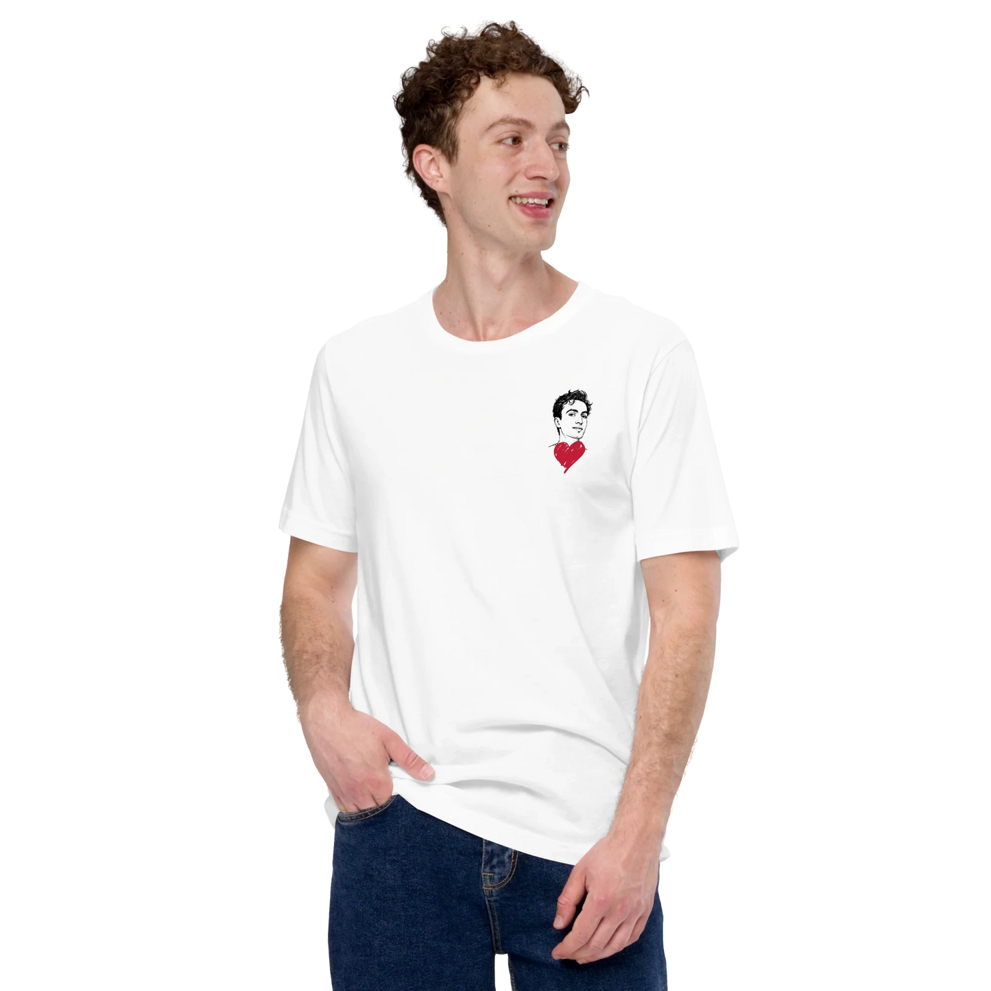 T-shirt "Petit coeur" personnalisé