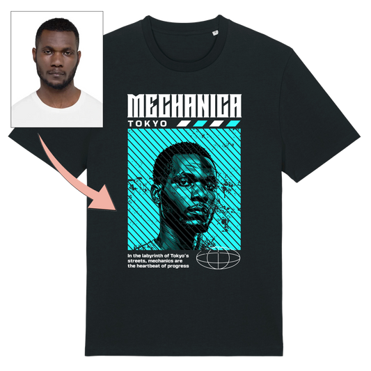 T-shirt "Mechanica" personnalisé